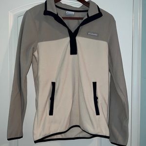Columbia color block pullover (cream,beige,and navy)